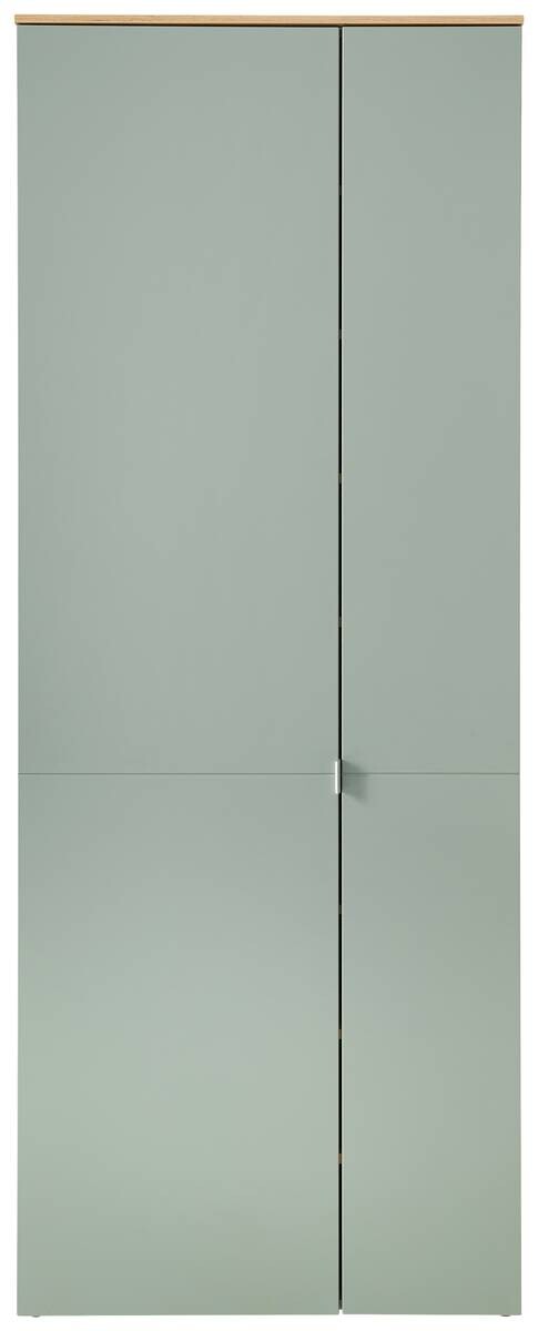 Garderobenschrank Bari salbei Eiche Artisan Nachbildung B/H/T: ca. 78x202x38 cm