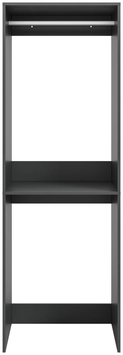 Waschmaschinenumbauschrank Free anthrazit B/H/T: ca. 66x195x66 cm
