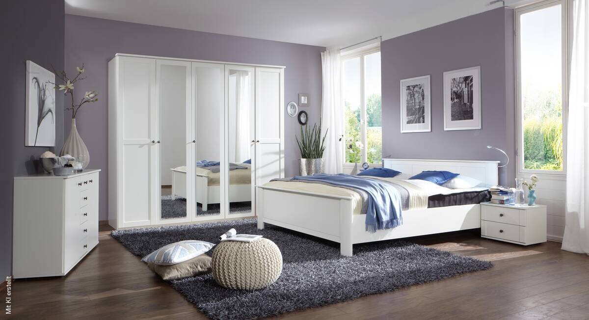 Kleiderschrank Chalet Alpinweiß B/H/T: ca. 225x210x58 cm