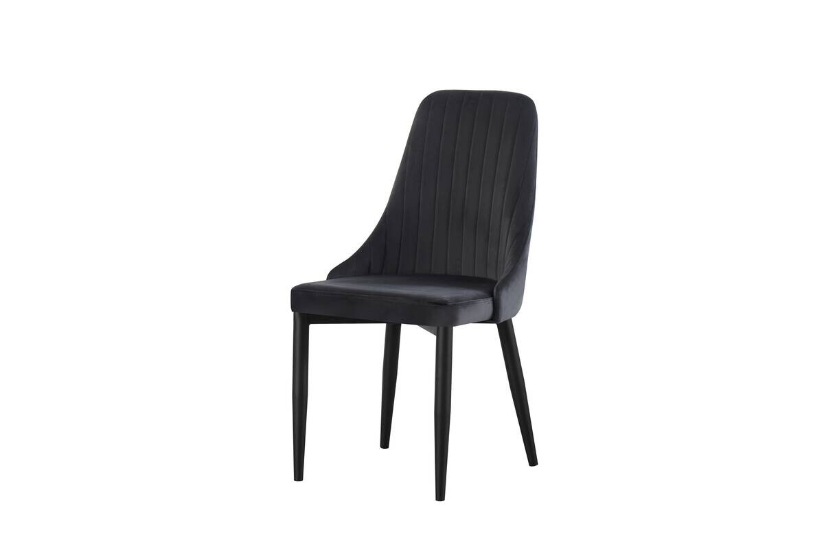 Stuhl CLAUDIA, 2er Set anthrazit B/H/T: ca. 44x88x58 cm