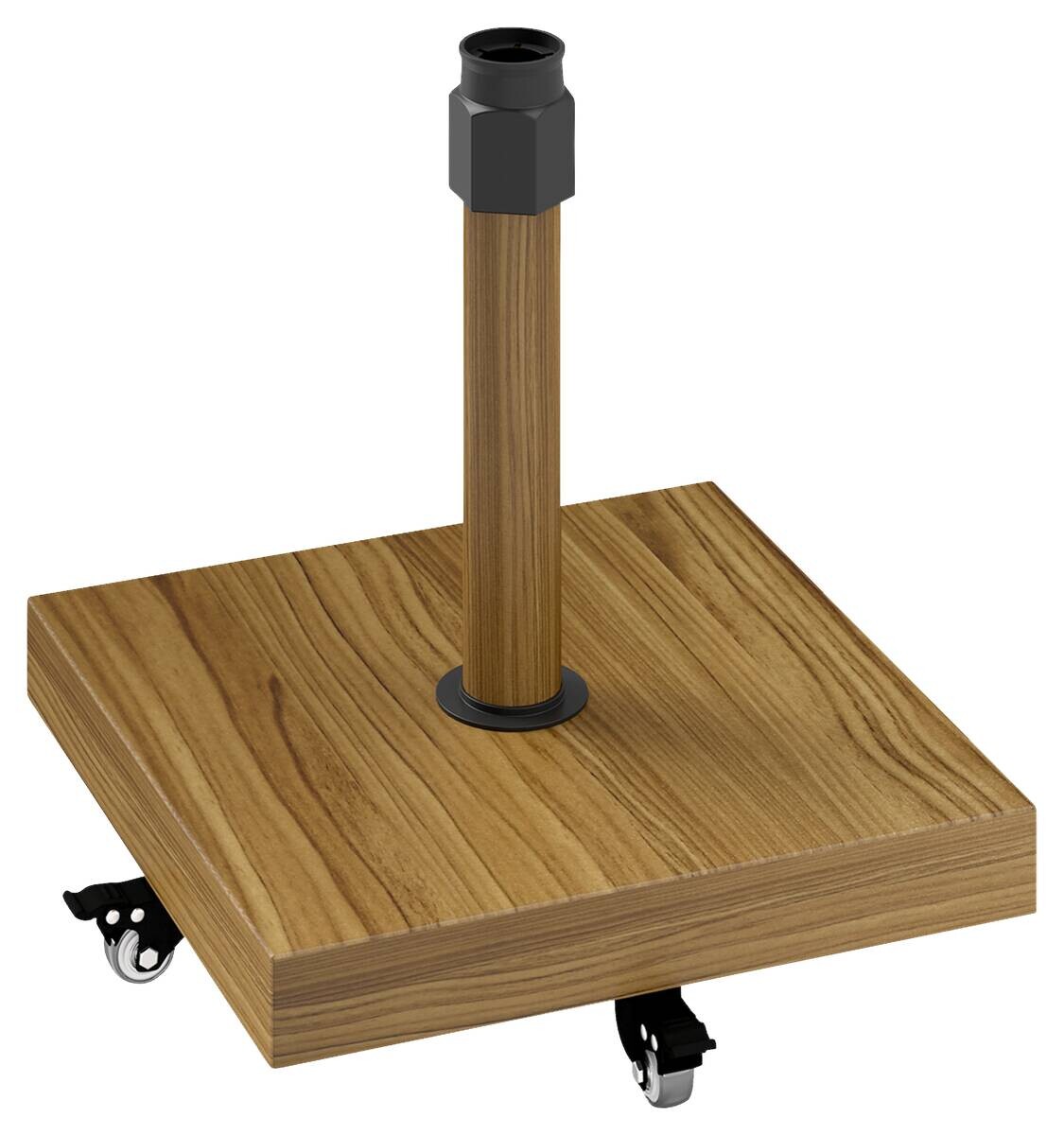 Outsunny Schirmständer natur Beton B/H/L: ca. 45x48x45 cm