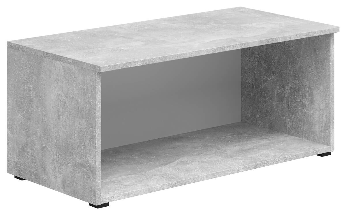 Aufsatz Multi-Stauraum Typ 21 Beton Optik B/H/T: ca. 80x35x40 cm