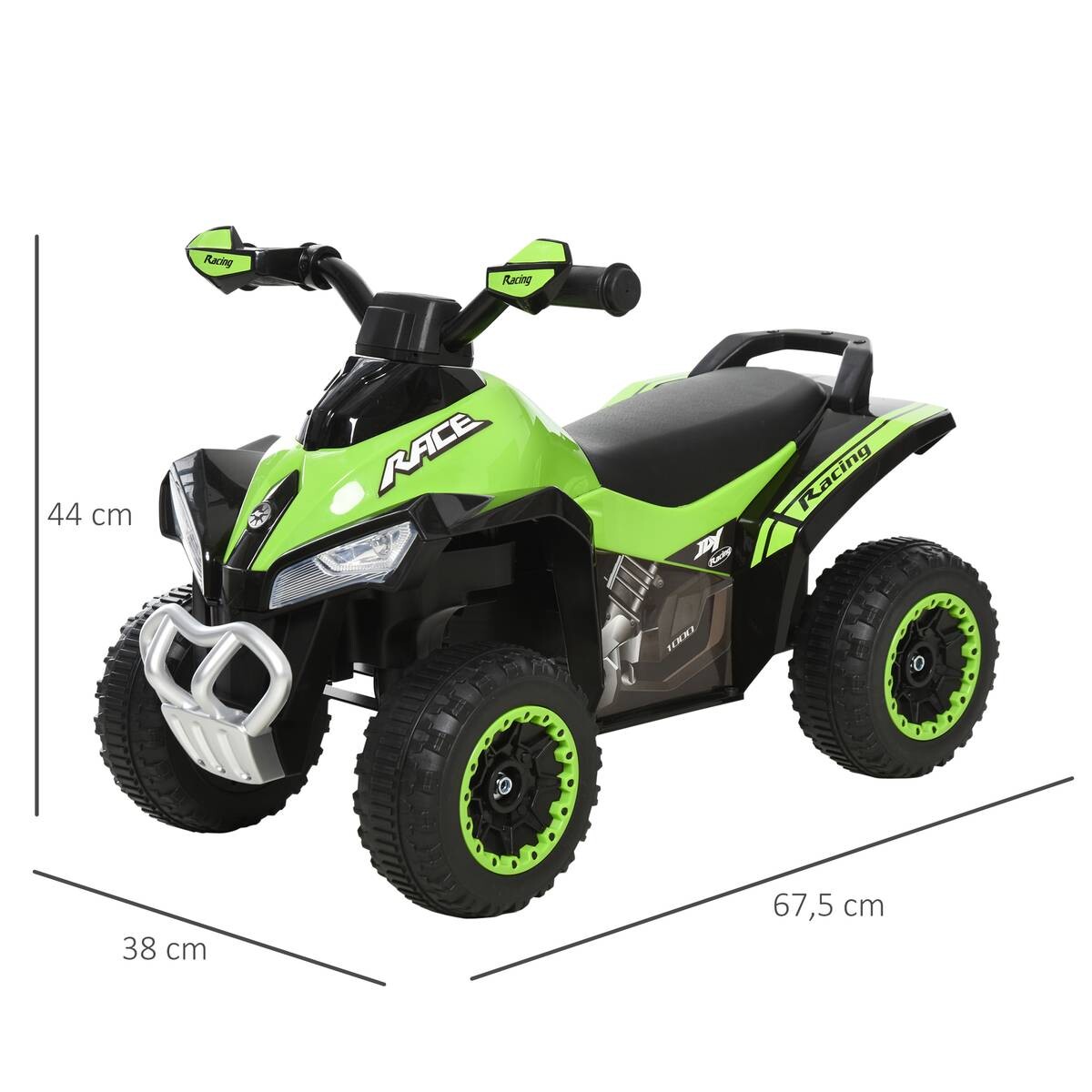 HOMCOM Kinder-Rutschfahrzeug B/H/L: ca. 38x44x67,5 cm