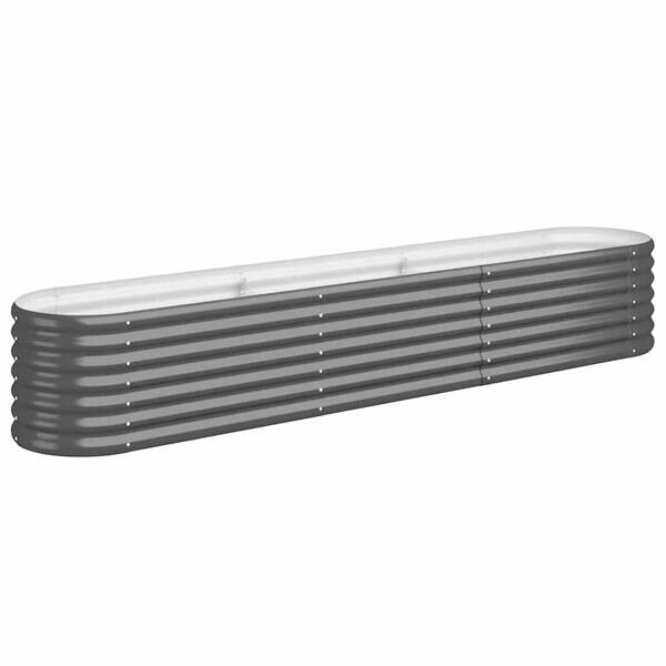 Hochbeet anthrazit Stahl B/H/L: ca. 40x36x224 cm