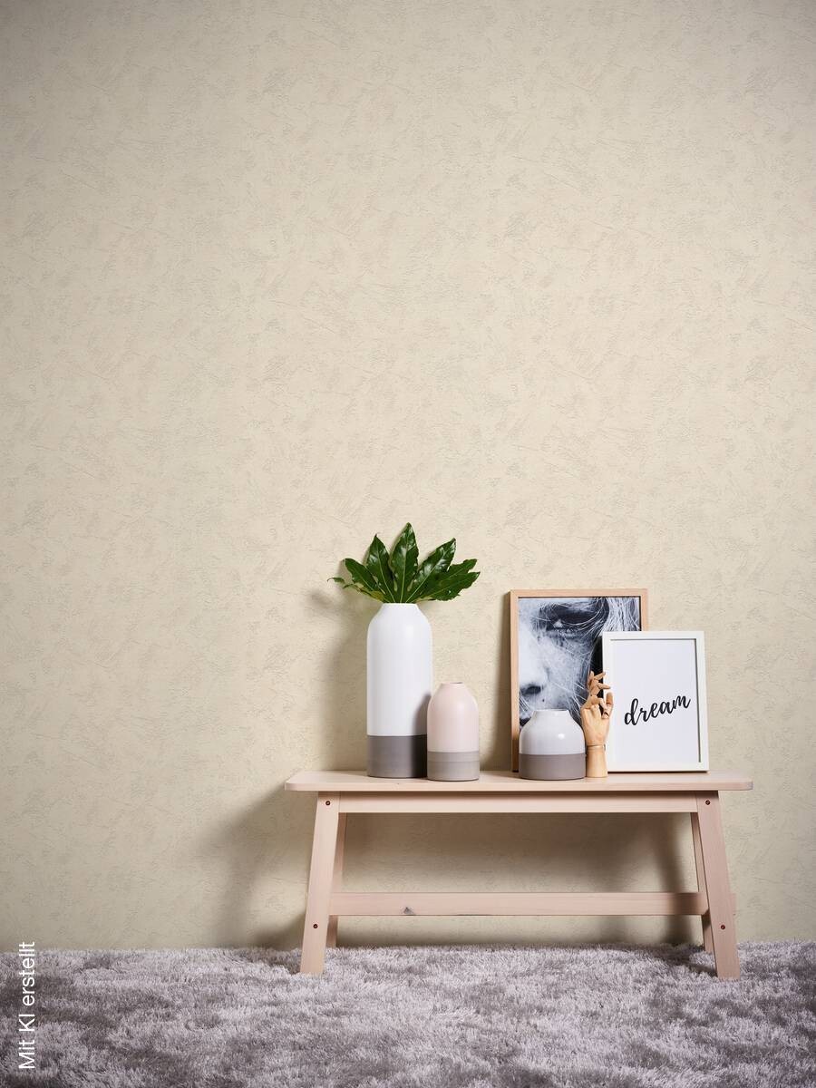 A.S.Creation Vliestapete Best of Vlies Putzoptik beige B/L: ca. 53x1005 cm