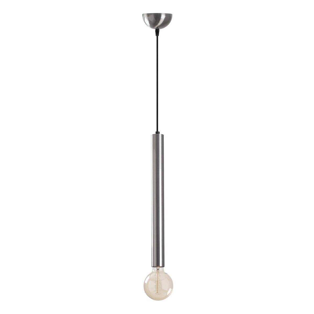 Opviq Pendelleuchte silber B/H/T: ca. 4x139x4 cm E27 1 Brennstellen