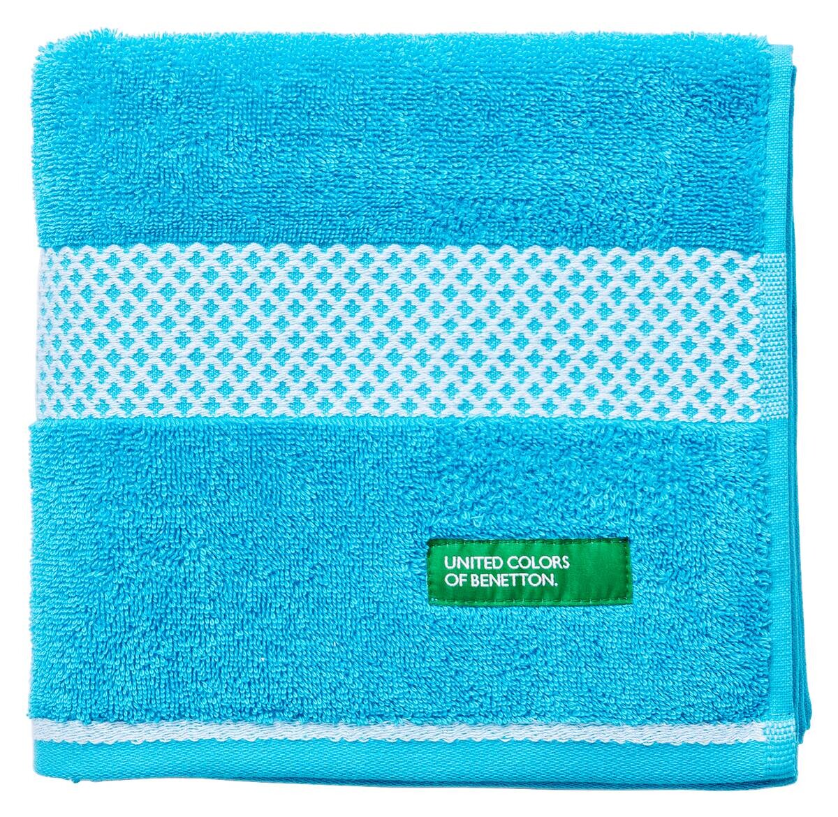 BENETTON Handtuch SUMMER hellblau 100% Baumwolle B/L: ca. 50x90 cm