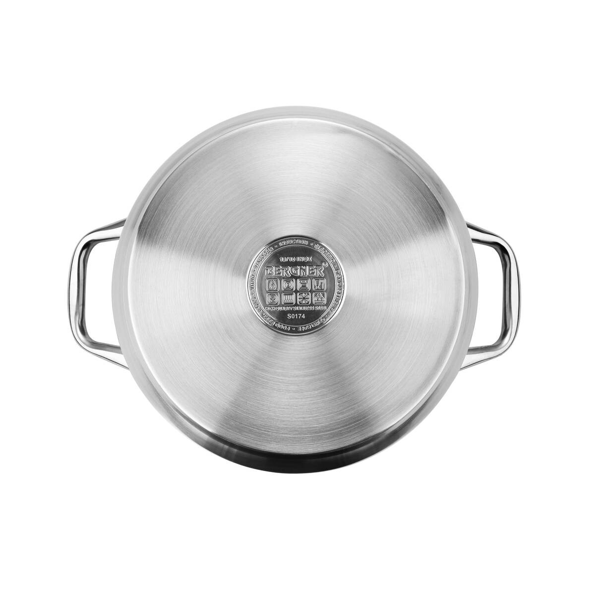 Topfset Gourmet silber Edelstahl 8 tlg.