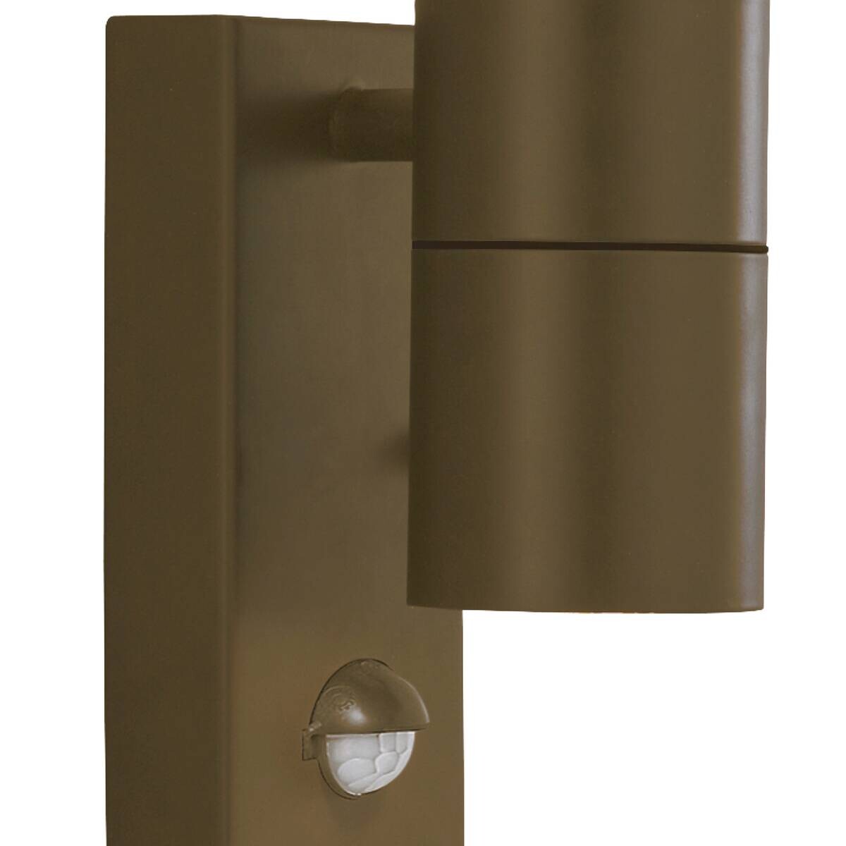 Wandaußenleuchte klar braun B/H/T: ca. 7x21x11 cm