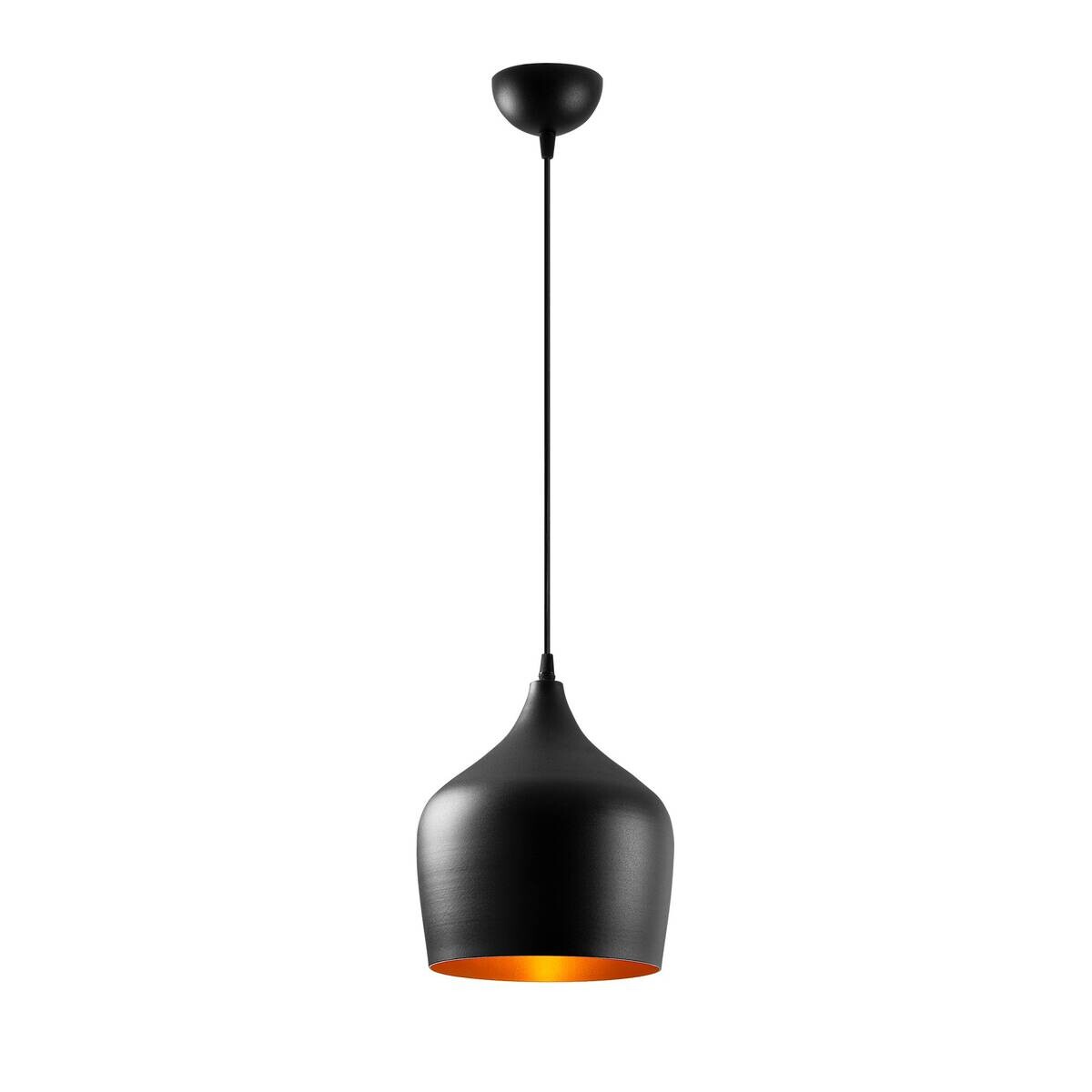 Opviq Pendelleuchte schwarz B/H/T: ca. 22x124x22 cm E27 1 Brennstellen