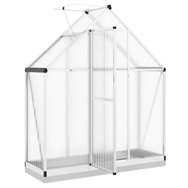Gewächshaus silber B/H/L: ca. 58x202x169 cm