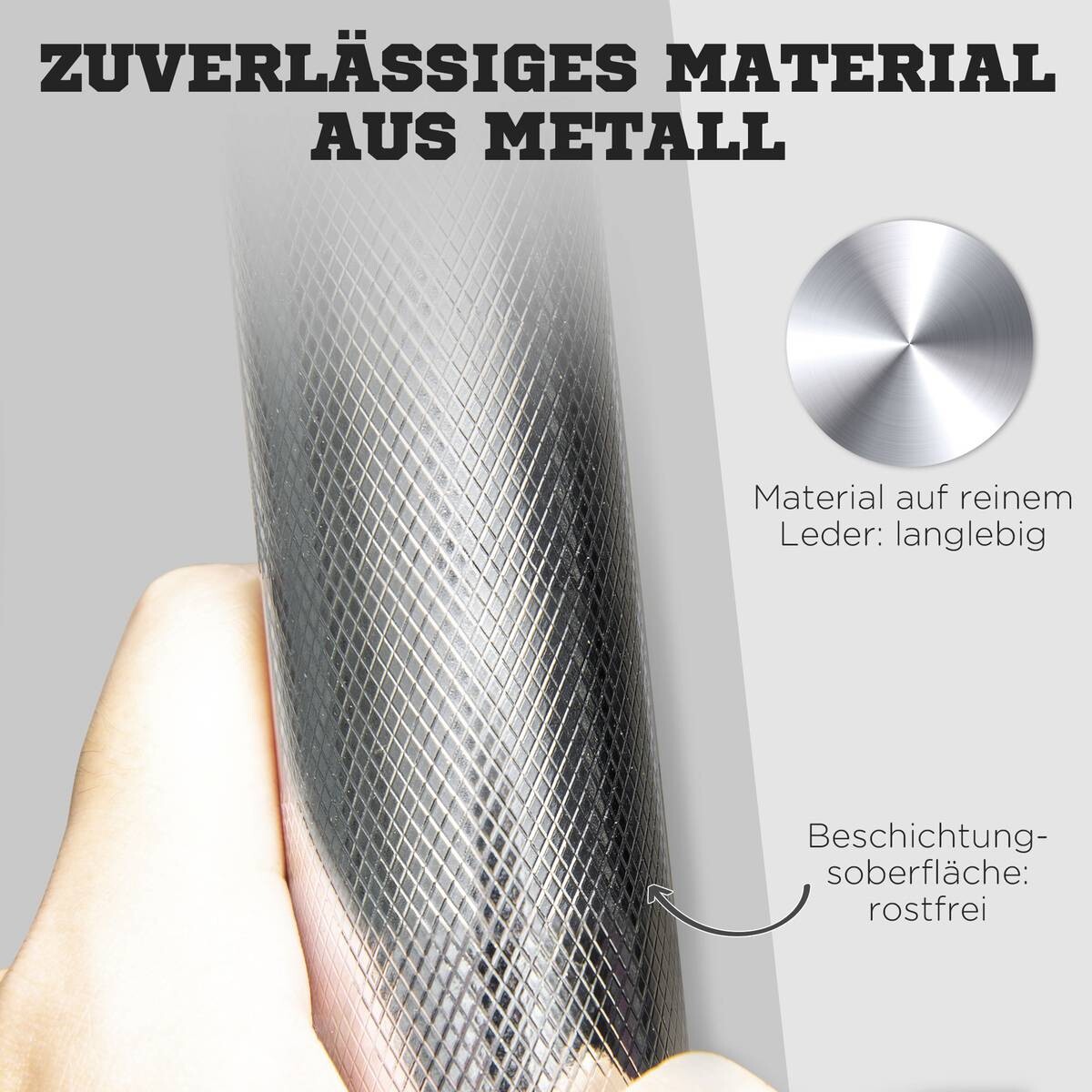 HOMCOM Hantelset schwarz Eisen B/H/L: ca. 16x16x95 cm