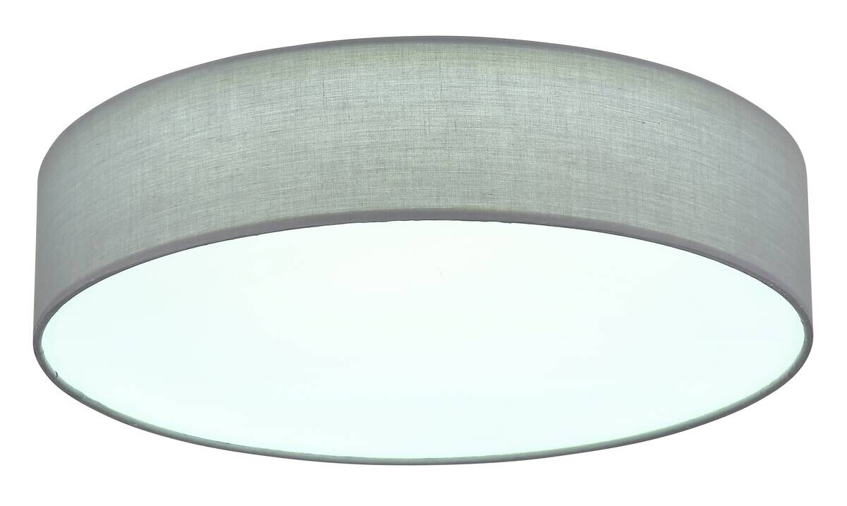 GLOBO LED-Deckenleuchte ORBIX weiß Metall Textil H/D: ca. 12,5x45 cm 1 Brennstellen
