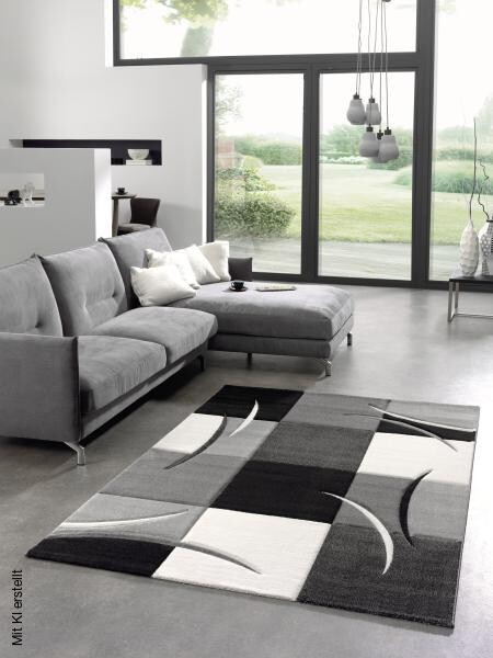 Webteppich Casino schwarz B/L: ca. 80x150 cm