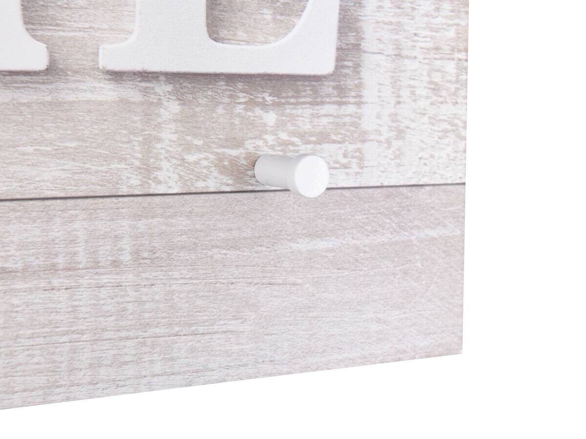 Wandgarderobe Fia Holzoptik gekälkt B/H/T: ca. 60x30x8 cm