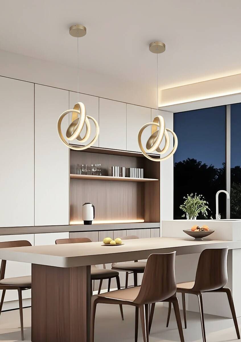 Nolo LED-Pendelleuchte Shine B/H/T: ca. 35x120x35 cm