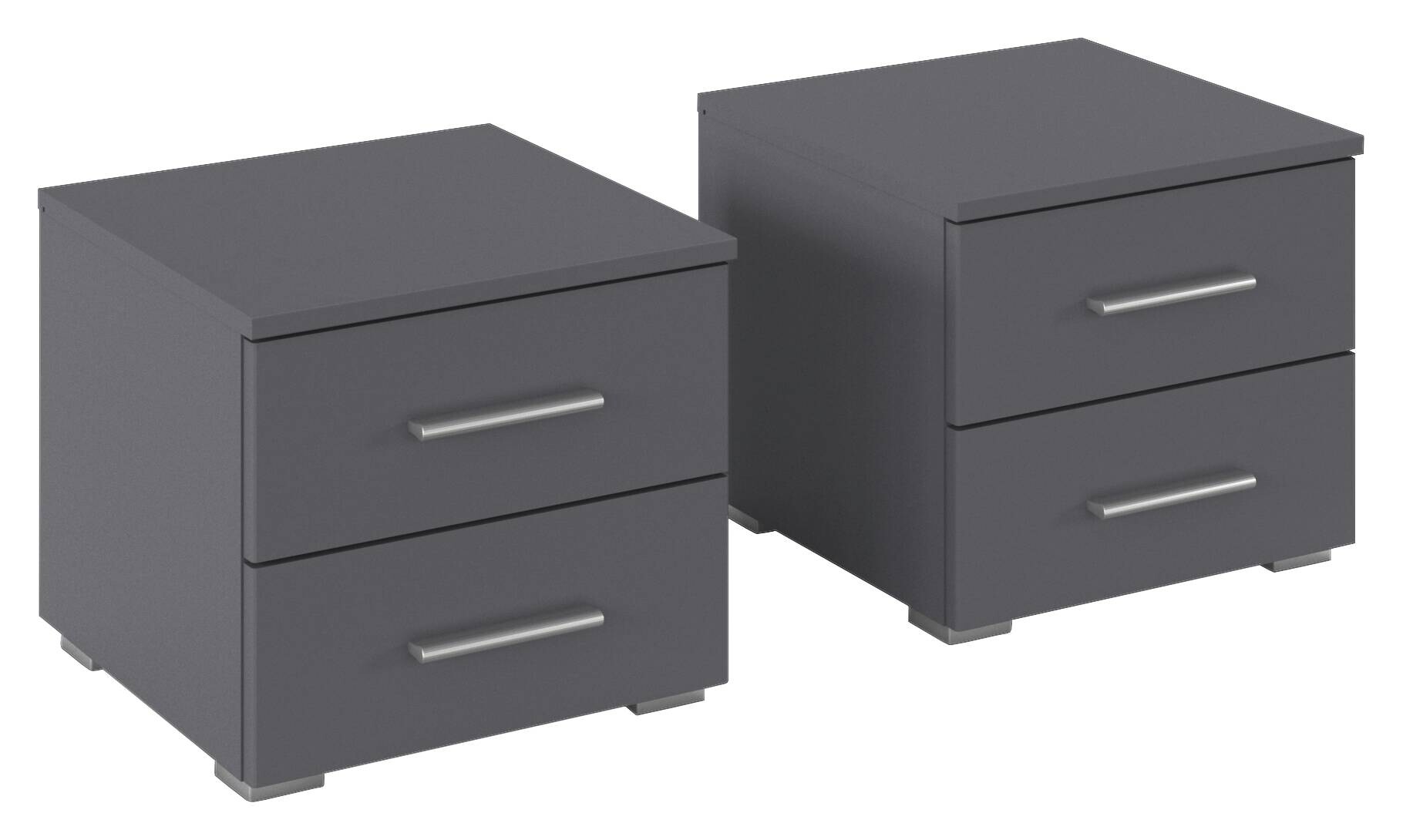 Nachtkonsolen München grau B/H/T: ca. 40x36x40 cm