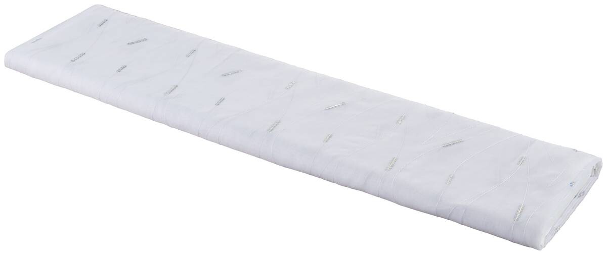 Store-Meterware Frieda silber 100% Polyester H: ca. 280 cm