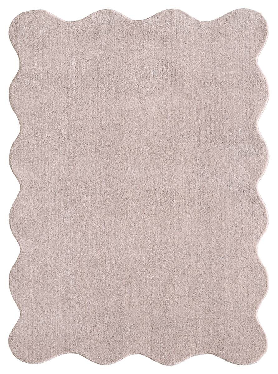 Teppich Loft Shape puderrosa B/H/L: ca. 160x15x220 cm