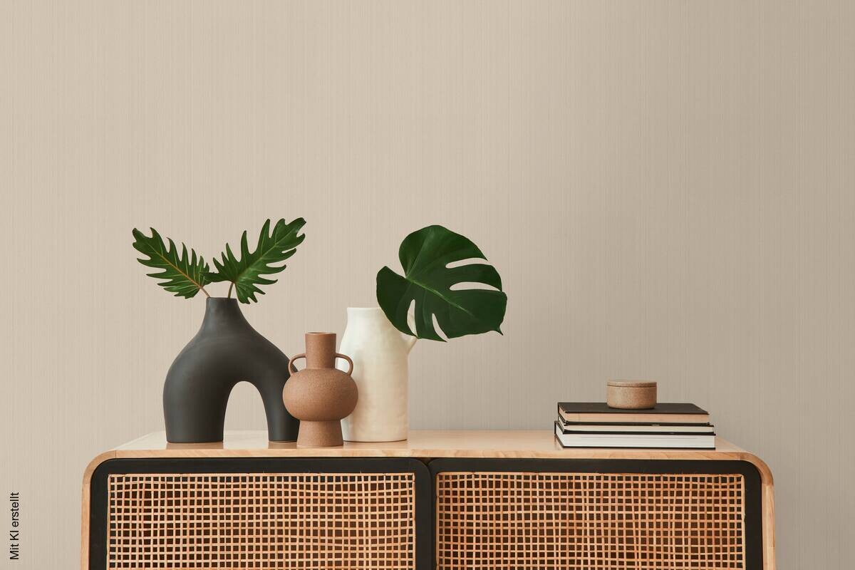 A.S.Creation Vliestapete beige braun B/H/D: ca. 53x1005x8,6 cm