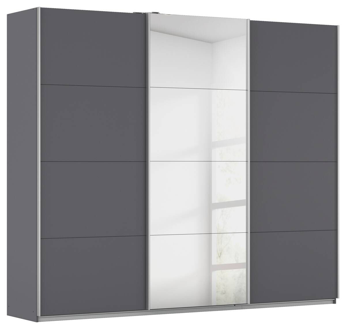 Kleiderschrank Kulmbach grau B/H/T: ca. 271x229x62 cm