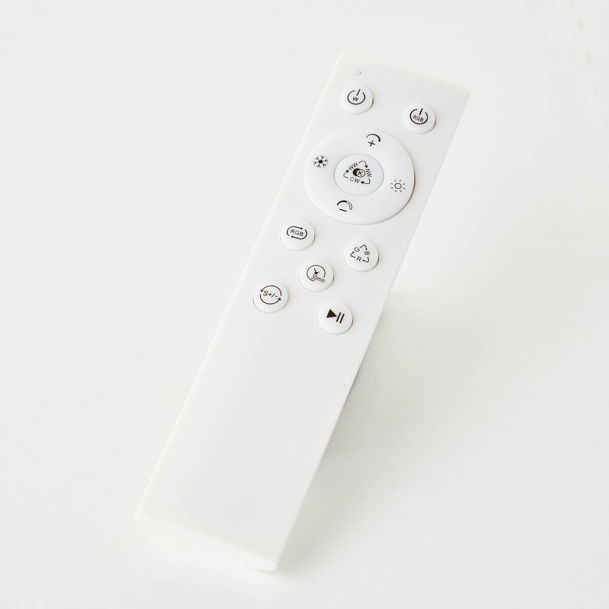 Brilliant LED-Deckenleuchte Briston weiß Kunststoff Metall B/H/L/D: ca. 43,5x7,5x44x42 cm