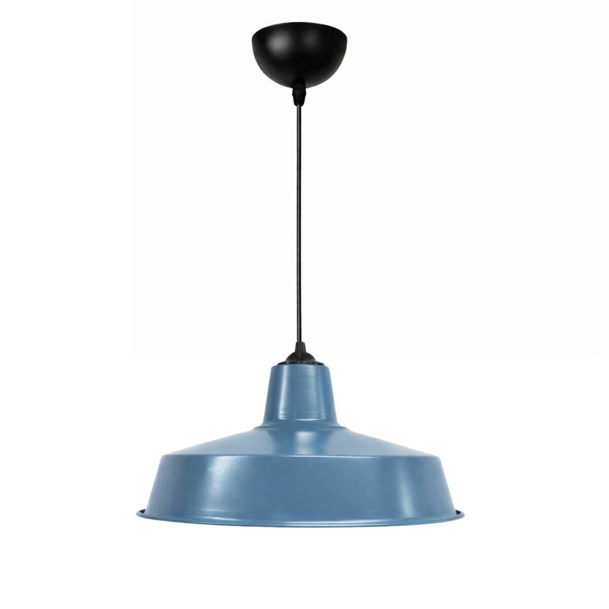 Opviq Pendelleuchte blau B/H/T: ca. 35x100x35 cm E27 1 Brennstellen