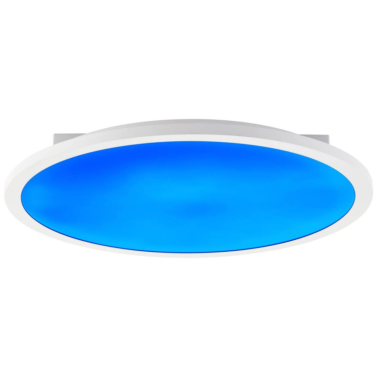 Brilliant LED-Deckenleuchte Briston weiß Kunststoff Metall B/H/L/D: ca. 43,5x7,5x44x42 cm