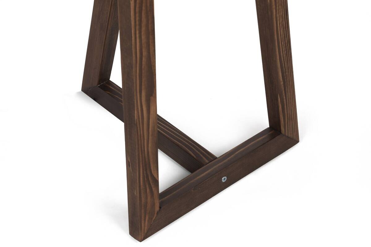 Stehleuchte grau nussbaum Stoff Holz B/H/L/D: ca. 45x150x45x45 cm E27 1 Brennstellen