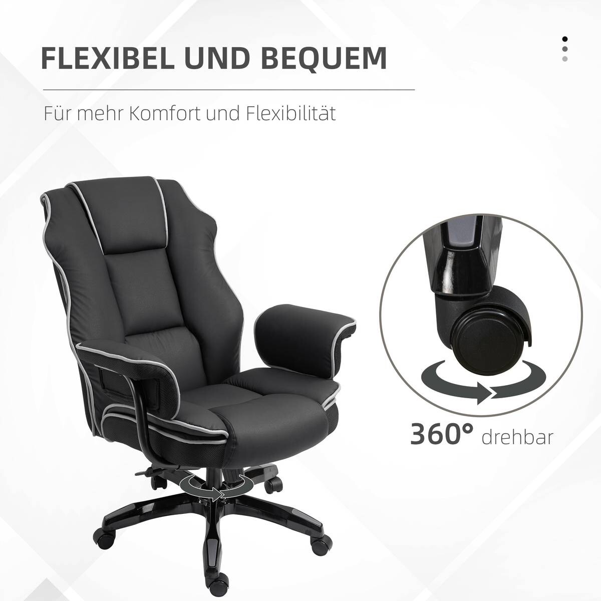 Drehstuhl 921-349 schwarz