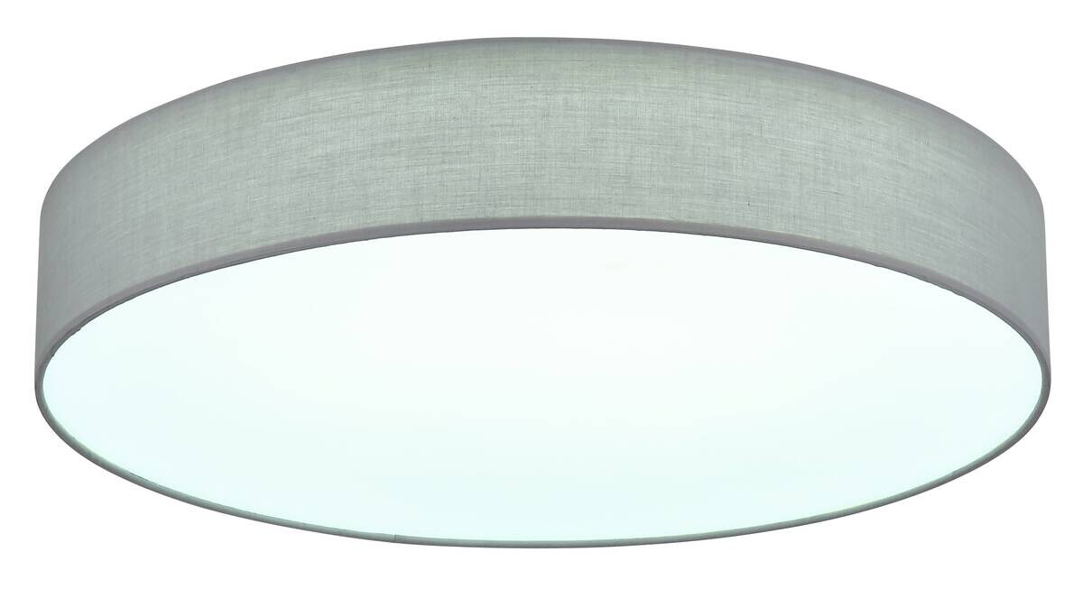GLOBO LED-Deckenleuchte ORBIX weiß Metall Textil H/D: ca. 12,5x57,5 cm 1 Brennstellen