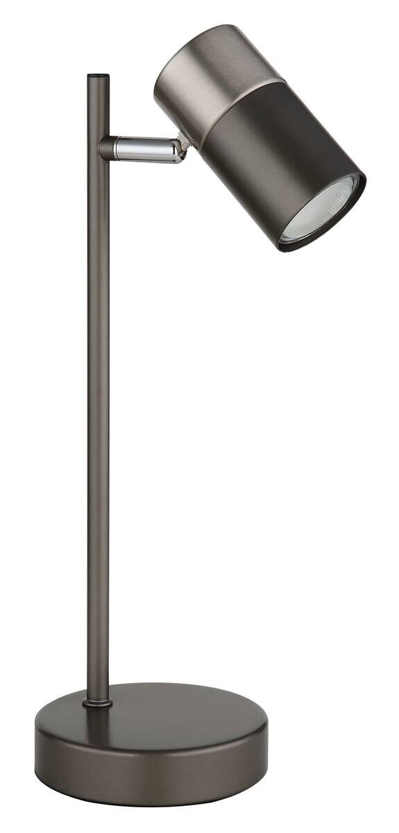 GLOBO Tischleuchte schwarz Metall B/H/L: ca. 12x35x13 cm GU10 1 Brennstellen