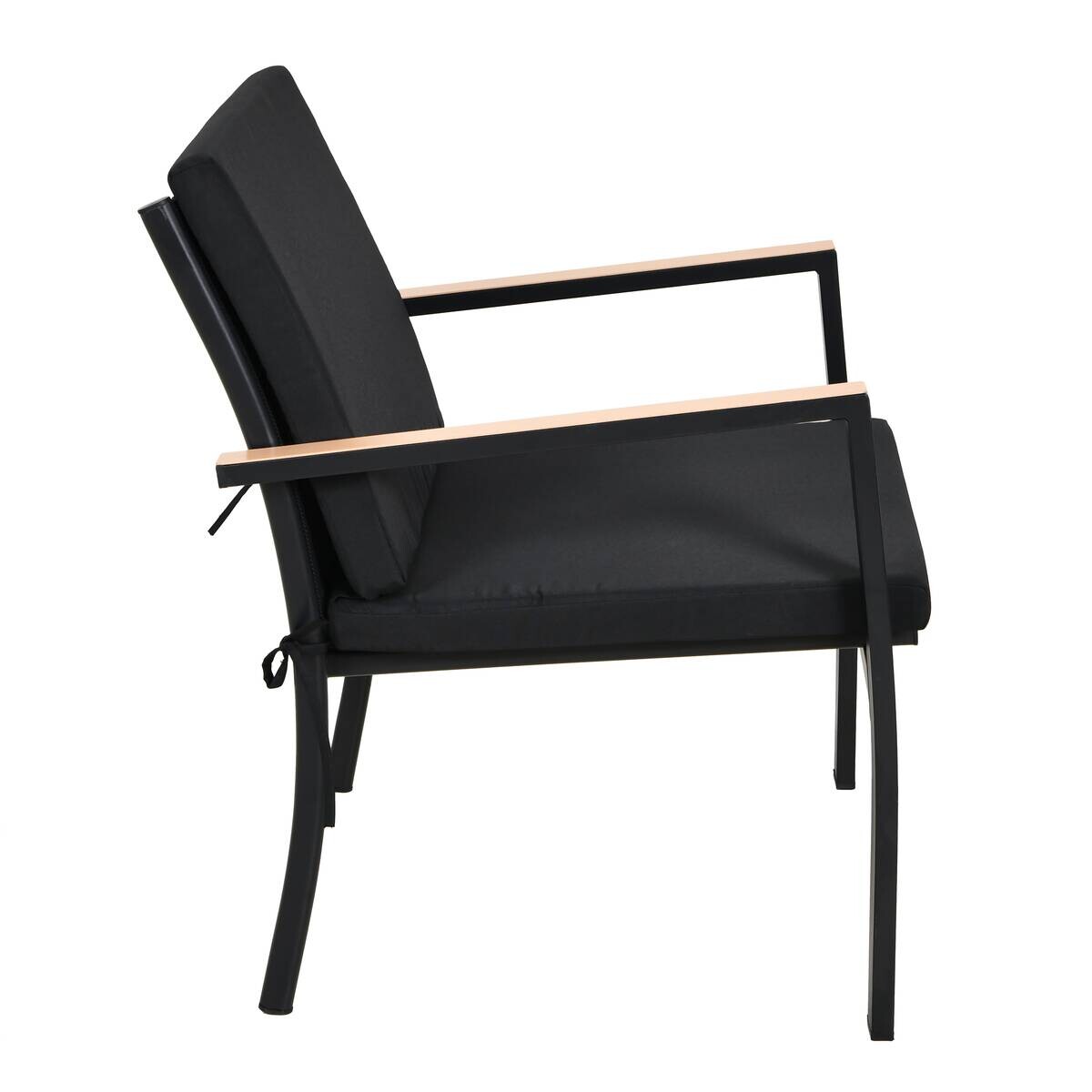 POCOline Gartensitzgruppe Grafon schwarz Stahl