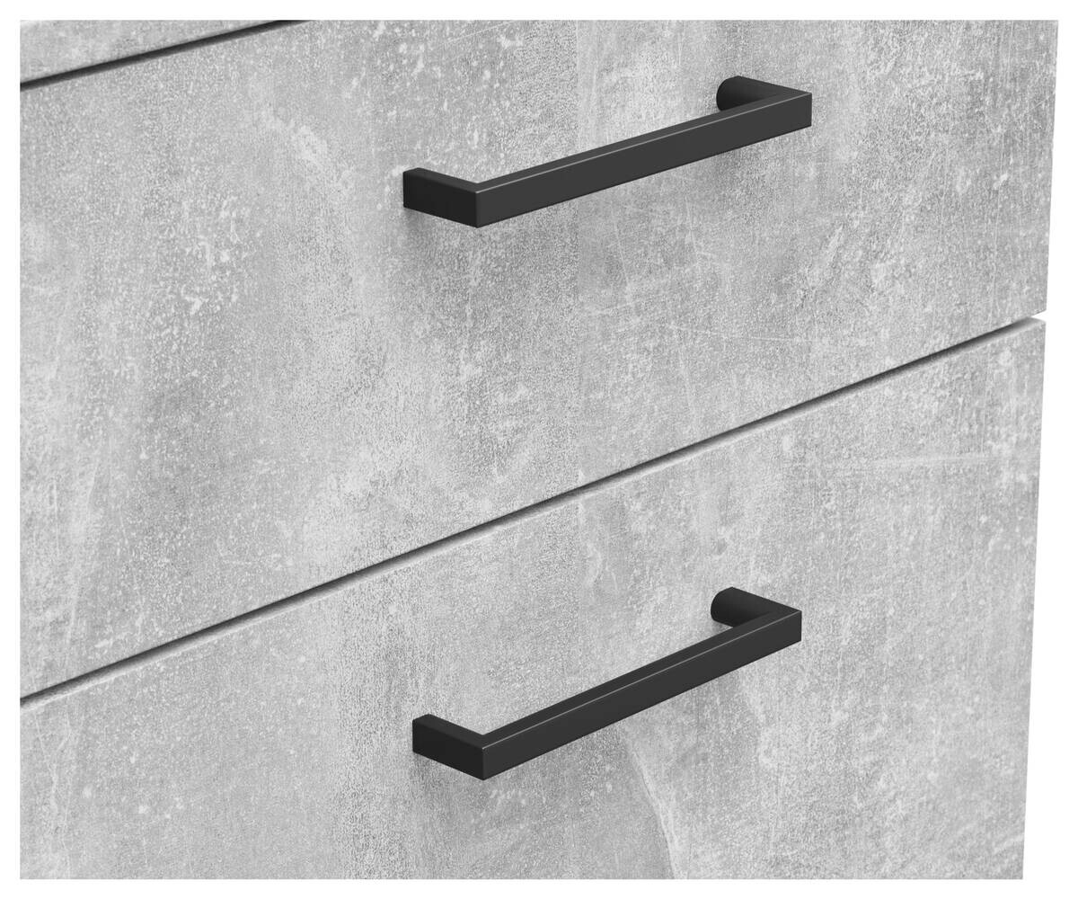 Kommode Multi-Stauraum Typ 13 Beton Optik B/H/T: ca. 45x83x40 cm
