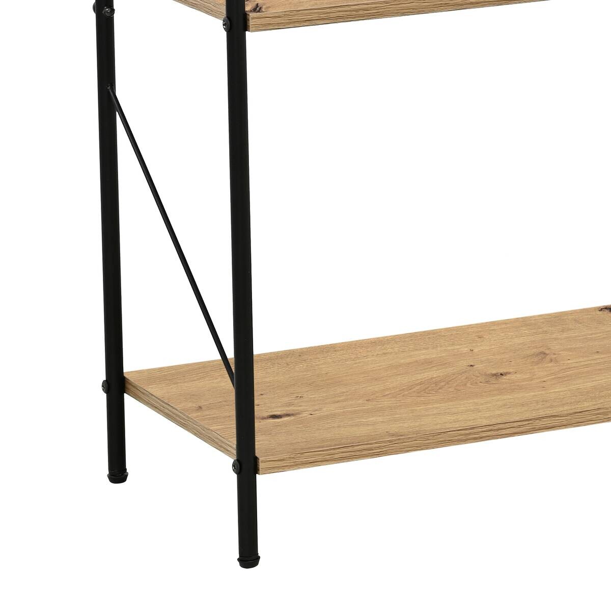 Standregal Nala Holzoptik Artisan Nachbildung schwarz B/H/T: ca. 63,2x160x30 cm
