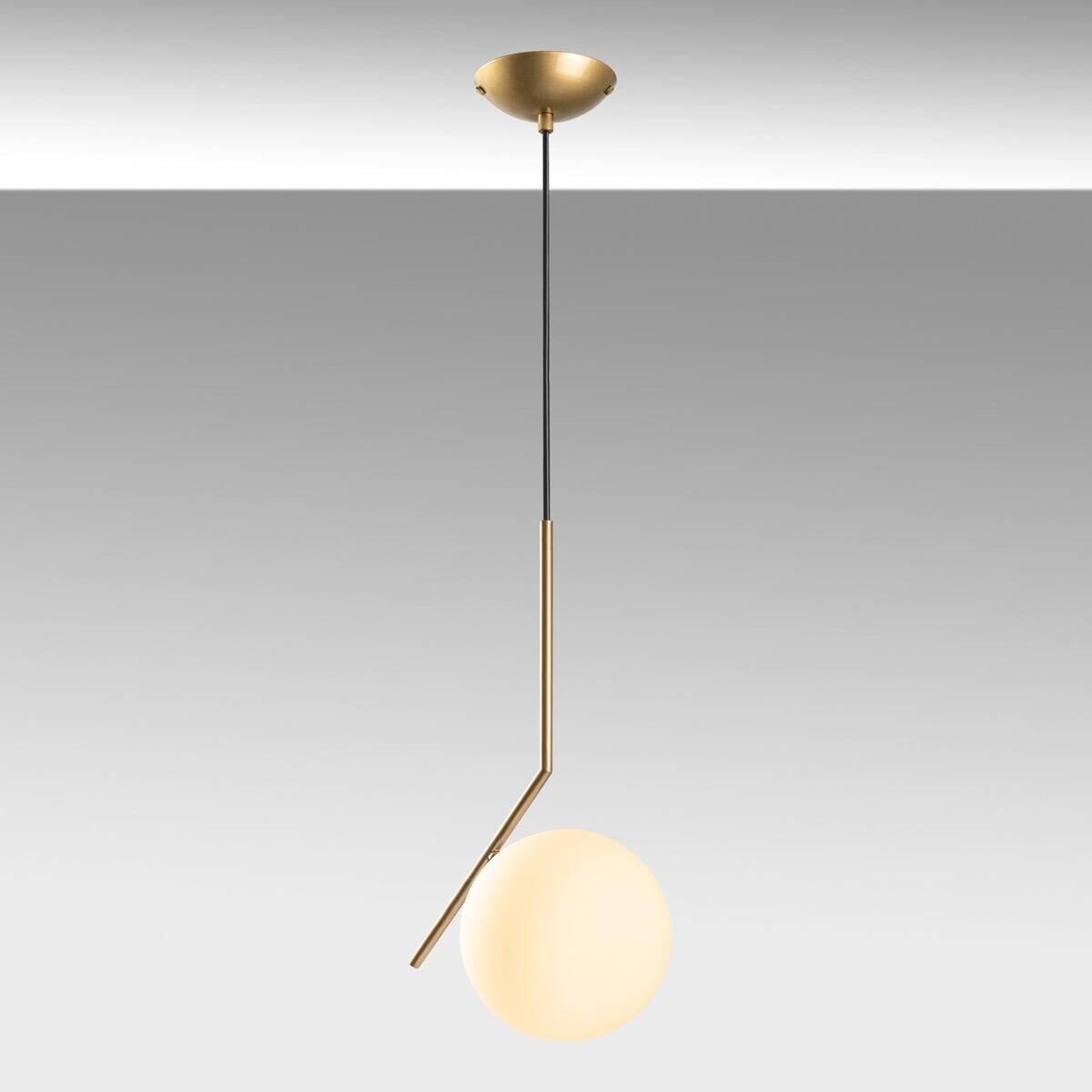 Pendelleuchte gold Metall B/H/L/D: ca. 25x115x25x25 cm G9 1 Brennstellen