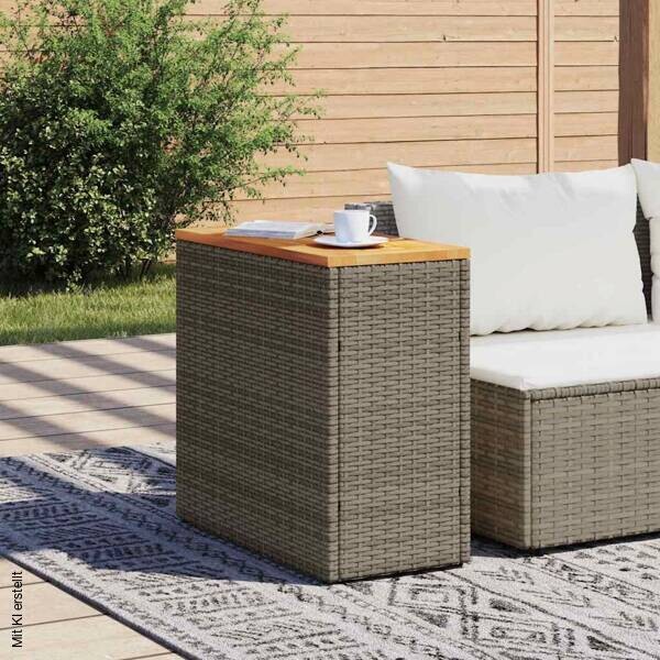 vidaXL Beistelltisch braun Glas B/H/L: ca. 28x55x58 cm